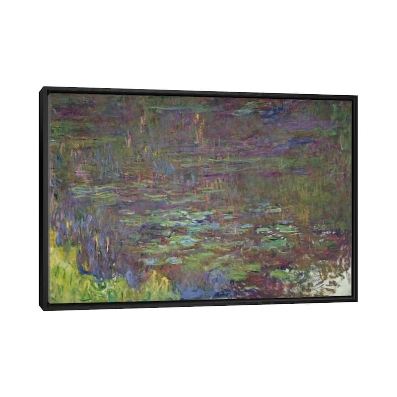 iCanvas "Waterlilies at Sunset, detail from the right hand side, 1915